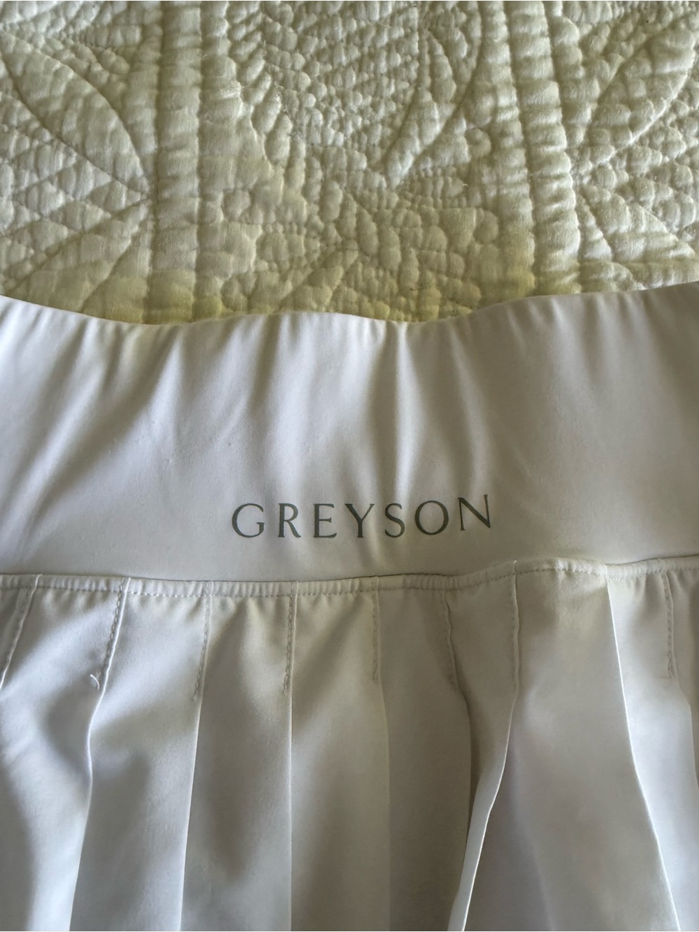 Greyson Pleated Golf Skirt: M